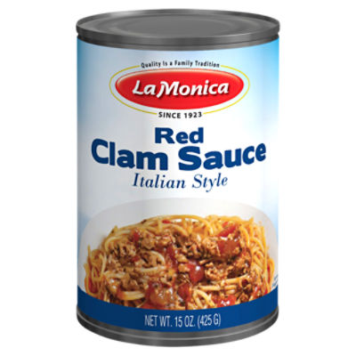 La Monica Italian Style Red Clam Sauce, 15 oz ShopRite
