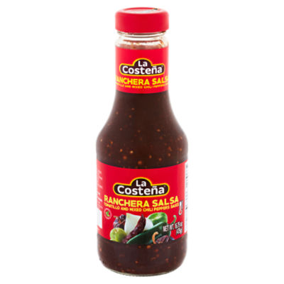 La Costeña Ranchera Salsa Tomatillo and Mixed Chili Peppers Sauce, 16.75 oz