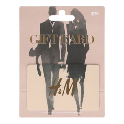 H & M 25 Gift Card , 1 each
