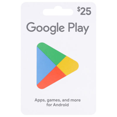 Google Play Gift Card, 25