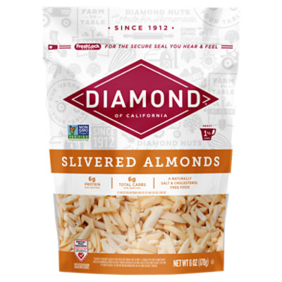 Diamond of California Slivered Almonds, 6 oz ShopRite