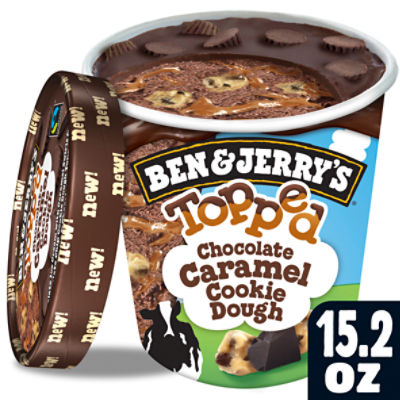 Ice Cream Chocolate Caramel Cookie Dough Topped The Fresh Grocer