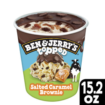 Ben & Jerry's Salted Caramel Brownie Topped Ice Cream, 15.2 fl oz ShopRite