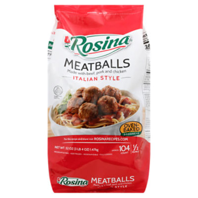 Rosina Italian Style Meatballs, 52 oz ShopRite