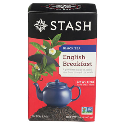 STASH English Breakfast Black Tea Bags, 20 count, 1.4 oz Fairway