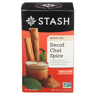 STASH Decaf Chai Spice Black Tea Bags, 18 count, 1.1 oz