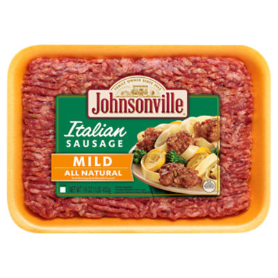 Johnsonville Mild Italian Ground Sausage, 16 oz