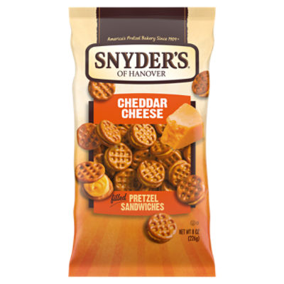 Snyder's of Hanover Pretzel Sandwiches, Cheddar Cheese, 8 Oz ShopRite