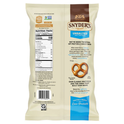 Pretzel Nutrition Facts Snyders Besto Blog