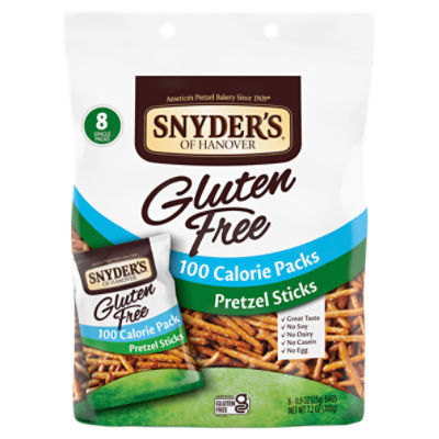 Snyder's of Hanover® Gluten Free Pretzel Sticks, 100 Calorie Individual