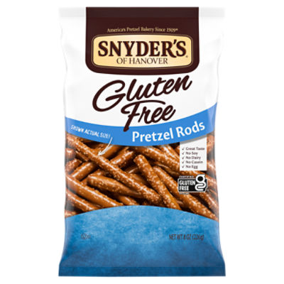 Snyder's of Hanover Gluten Free Pretzels, Gluten Free Rods, 8 Oz ShopRite