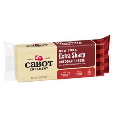 Cabot New York Extra Sharp Cheddar Cheese, 8 oz