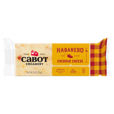 Cabot Creamery Habanero Cheddar Cheese, 8 oz ShopRite