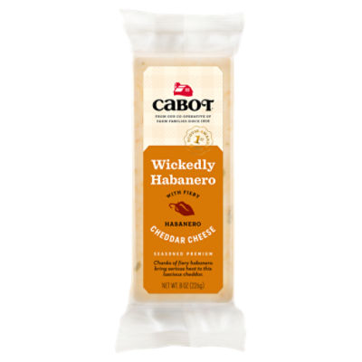 Cabot Wickedly Habanero Cheddar Cheese, 8 oz ShopRite