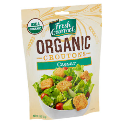 Fresh Gourmet Organic Caesar, Croutons