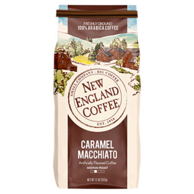 New England Coffee Caramel Macchiato Medium Roast Coffee, 11 oz ShopRite