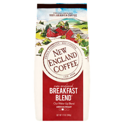 New England Coffee Breakfast Blend Medium Roast Coffee, 12 oz ShopRite