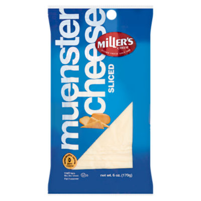 Miller's Sliced Muenster Cheese, 6 oz Fairway