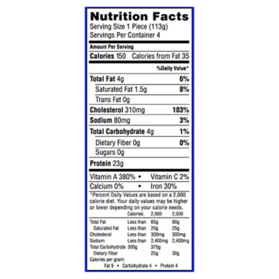 Skylark Calf Liver, 4 count, 16 oz