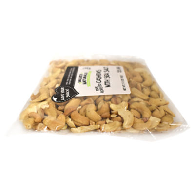 Valued Naturals Fire Roasted With Sea Salt Cashews, 7.5 oz