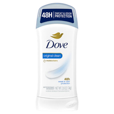 Dove Invisible Solid Original Clean, Antiperspirant Deodorant Stick