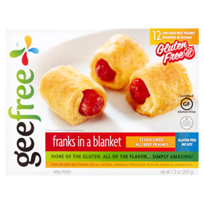 GeeFree Gluten Free Franks in a Blanket, 12 count, 7.2 oz The Fresh