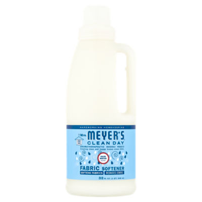 Mrs. Meyer's Clean Day Rain Water Scent Fabric Softener, 32 loads, 32 fl oz ShopRite