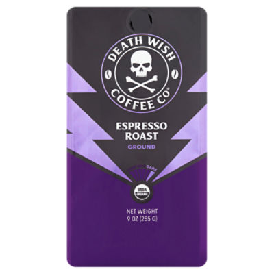 Death Wish Coffee Co Dark Espresso Roast Ground Coffee, 9 oz ShopRite
