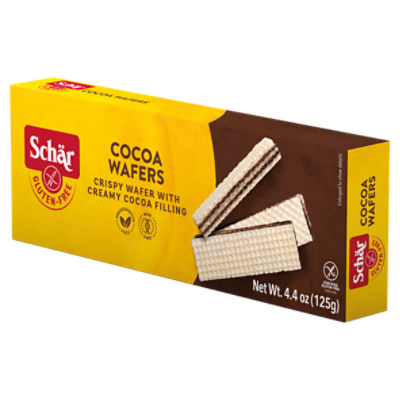 Schär GlutenFree Cocoa Wafers, 4.4 oz
