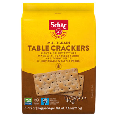Schär Gluten Free Multigrain Table Crackers, 1.2 oz ShopRite