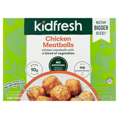 Kidfresh Chicken Meatballs, 8 oz The Fresh Grocer