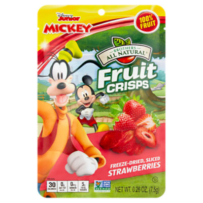 Brothers All Natural FreezeDried, Sliced Strawberries Fruit Crisps, 0.