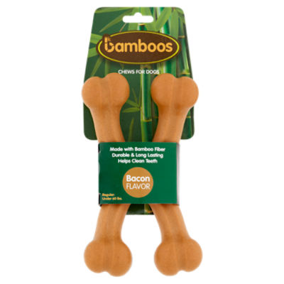 Bamboos Bacon Flavor Chews for Dogs, 2 count ShopRite