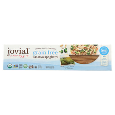 Jovial 100 Organic & Gluten Free Cassava Spaghetti Pasta, 8 oz