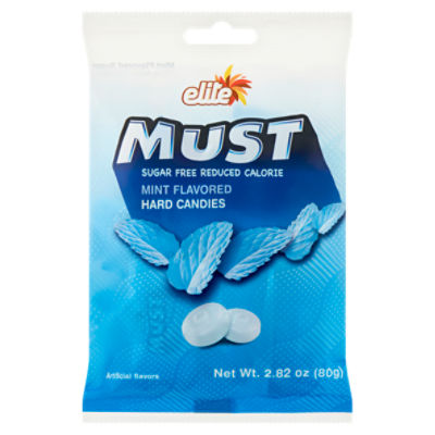 Elite Must Mint Flavored Sugar Free Hard Candies, 2.82 oz