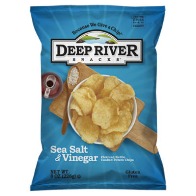 Deep River Snacks Sea Salt & Vinegar Flavored Kettle Cooked Potato