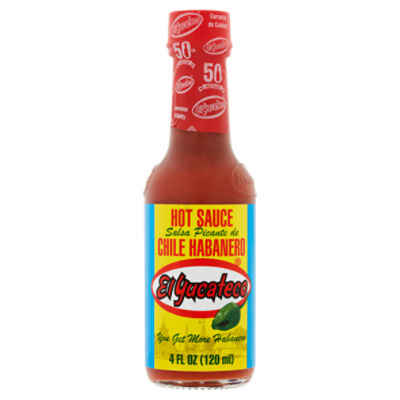 El Yucateco Chile Habanero Hot Sauce, 4 fl oz