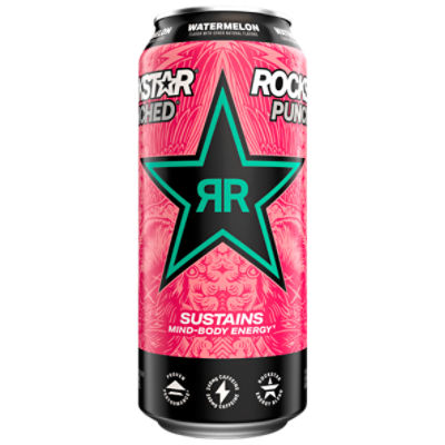 Rockstar Punched Watermelon Energy Drink, 16 fl oz