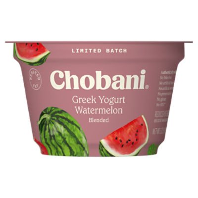 Chobani Watermelon Blended Greek Yogurt Limited Batch, 5.3 oz The
