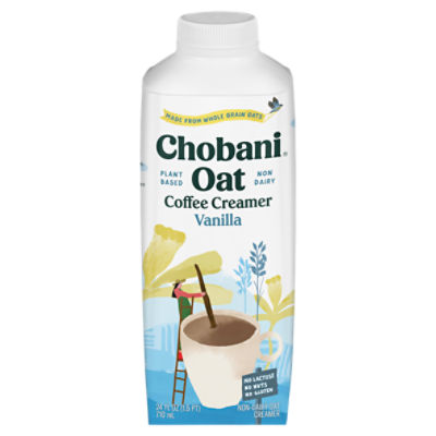 Chobani Vanilla NonDairy Oat Coffee Creamer, 24 fl oz
