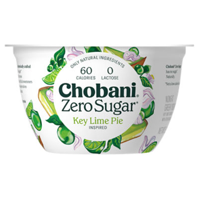 Chobani Zero Sugar Key Lime Pie Inspired, Yogurt