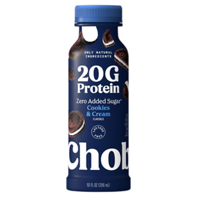 Chobani Complete Cookies & Cream Flavored Greek Yogurt Drink, 10 fl oz