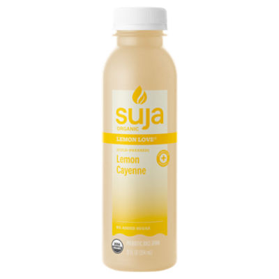 Suja Organic ColdPressed Lemon Love, 12 fl oz Fairway