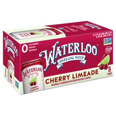Waterloo Cherry Limeade, Sparkling Water