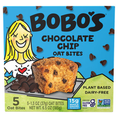 Bobo's Chocolate Chip Oat Bites, 1.3 oz, 5 count The Fresh Grocer