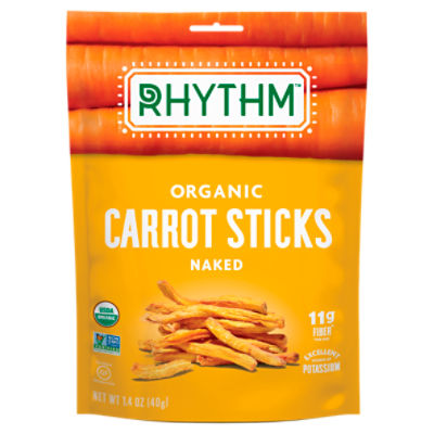 Rhythm Superfoods Naked Organic, Carrot Sticks