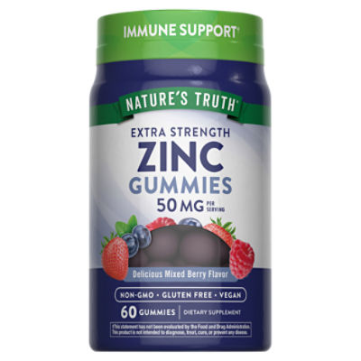 Nature's Truth Extra Strength Zinc 50 mg Gummies ShopRite