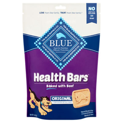 The Blue Buffalo Co. Blue Health Bars Original Beef Natural Biscuits