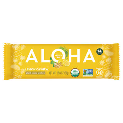 Aloha Lemon Cashew Organic Protein Bar, 1.98 oz ShopRite