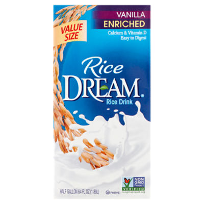 Rice Dream Vanilla Enriched Rice Drink Value Size, 64 fl oz The Fresh
